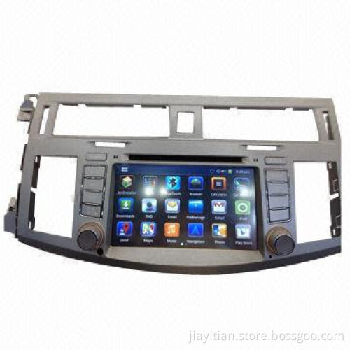 In-dash Auto AV/GPS Player for Toyota Avalon with Google's Android System, 800 x RGB x 480 Pixels